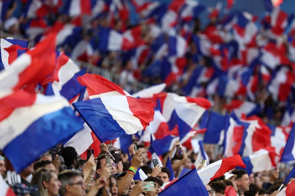 Frankrike EM fans